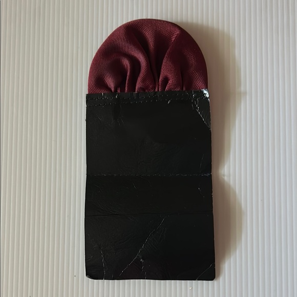 Vintage Burgundy Pocket Handkerchief Square Insert - Picture 1 of 5